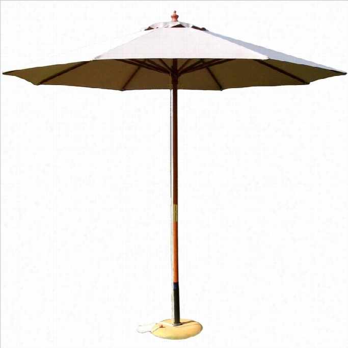 International Concepts 9' Octagonal Market Patio Umbrella In Natural