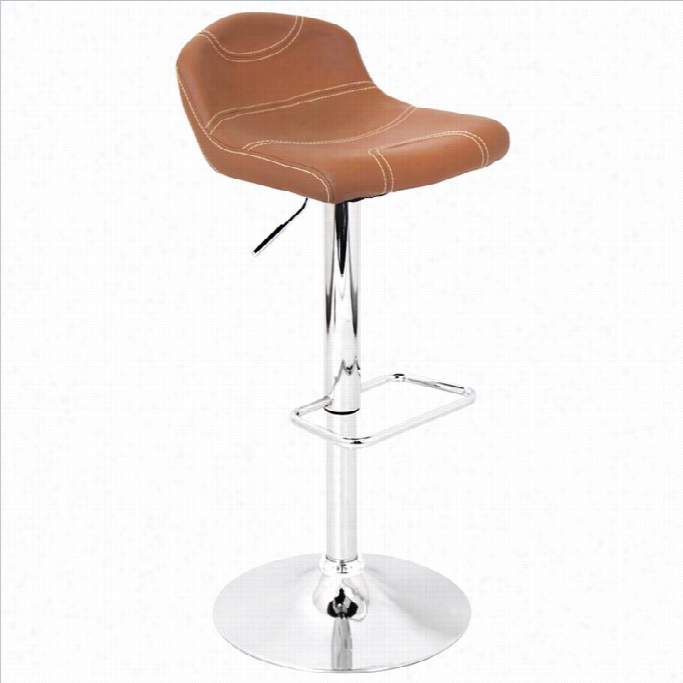 Lumisource 24-32.5 League Bar Stool In Tan