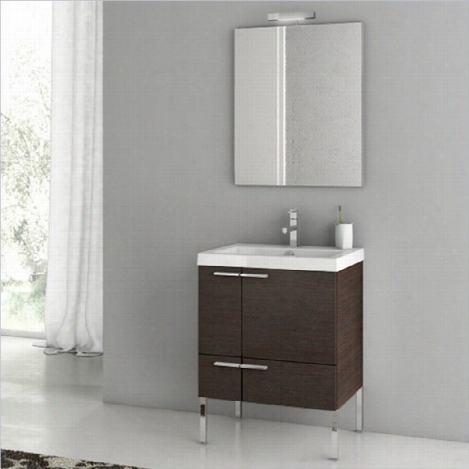 Nameek's Acf 24 New Space S Tanding Bathroom Vanity Sey In Wenge