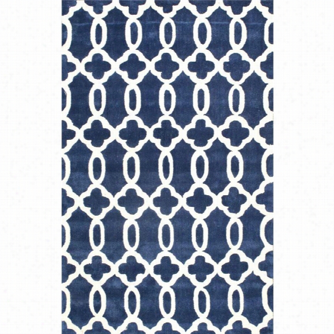 Nuloom 5' X 8' Lombard Handmade Rug In Blue