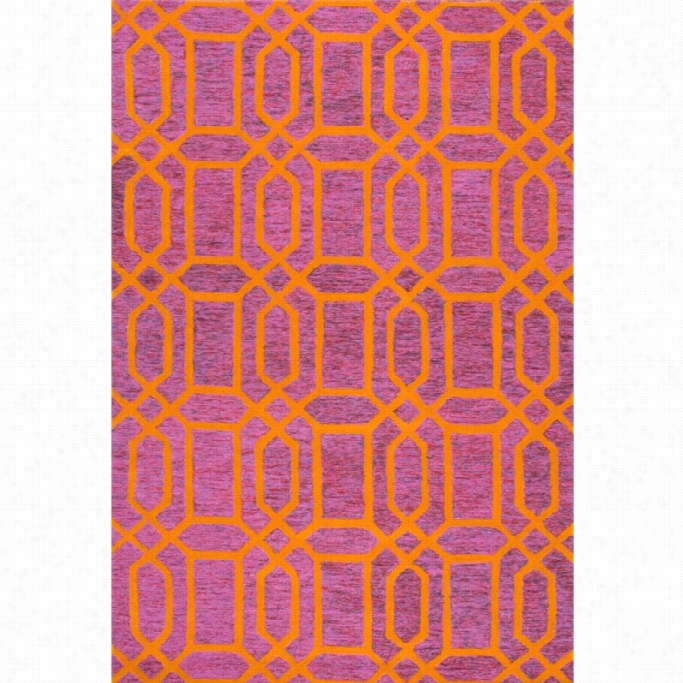 Nuloom 7' 6 X 9' 6 Hand Tufted Reversbile Tomika Rug In Pink