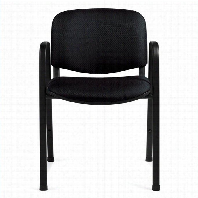 Offices To Go Sta Cking Guest Stacking Chair In Black