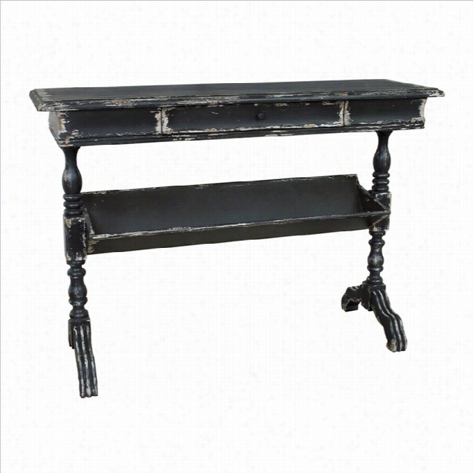 Pulaski Accente Antique Solace Table In Weathered Deep Gre Y