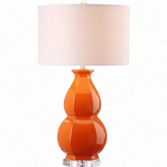 Safavieh Juniper Ta Boe Lamp In Orange