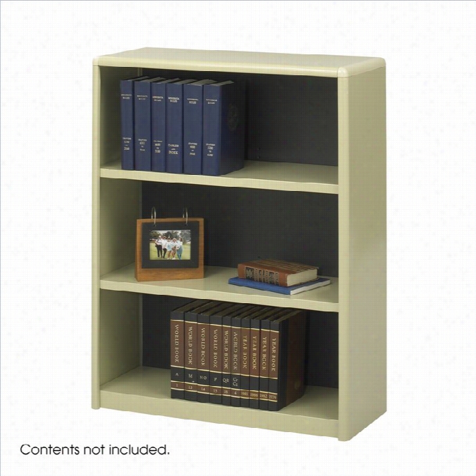 Saf Co 3-shelf Avluemate Sznd Economy Steel Bookcase