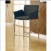 Coaster 29 Bar Stool with Chrome Legs in Charcoal