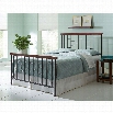 Fashion Bed Interlude Metal Spindle Bed in Cherry-Full