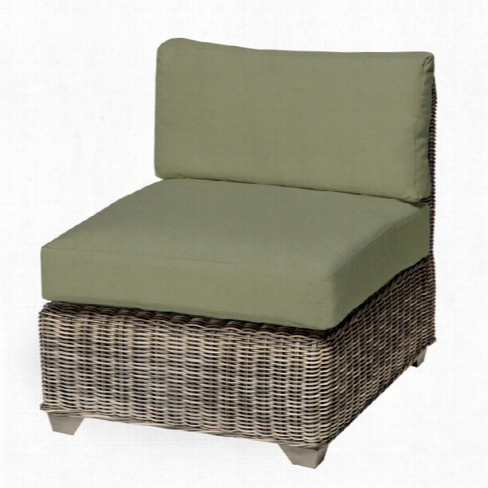 Tkc Cape Cod Outdoor Wicker Chair In Cilantro (set Of 2)