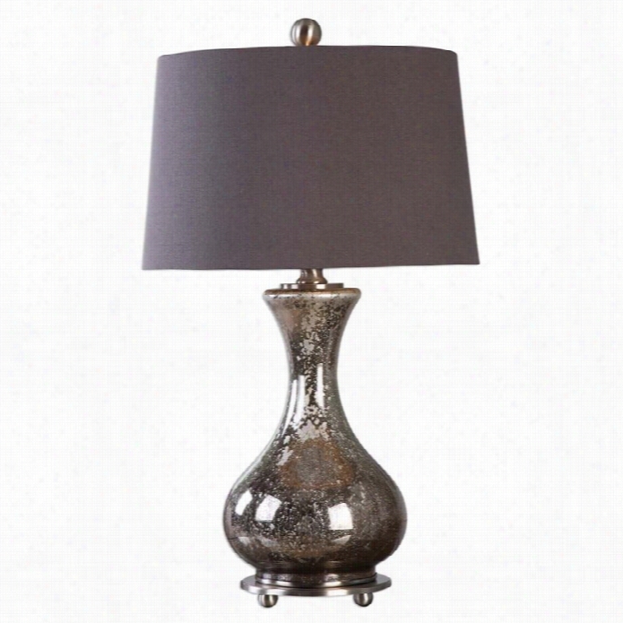 Uttermost Pioverna Mercury Gpass Tabble Lamp