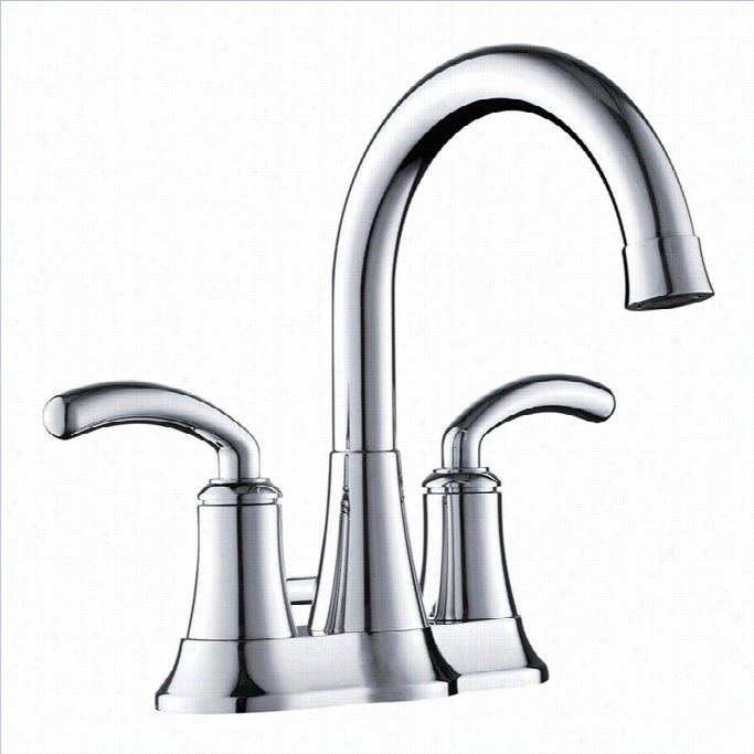 Yosemite 2-handle 4-inch Center Set Lavator Yfaucet In Polished Chrome