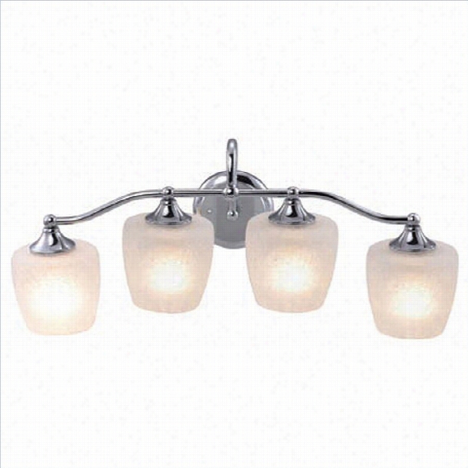 Yosemite Home Decor 4 Lights Vanity Lighting In Chrome Frame