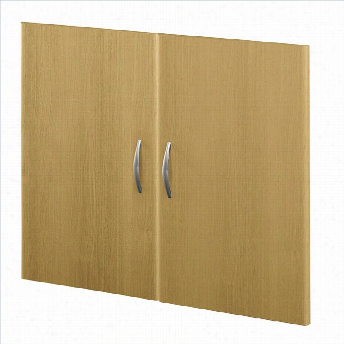 Bush Bbf Succession C Half Height Door Kit ( 2doors) In Light Oak