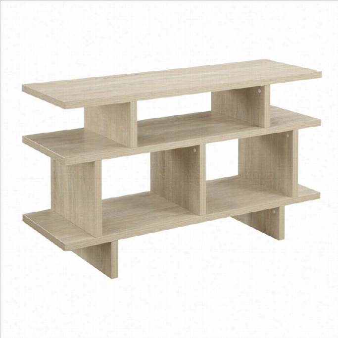 Convenience Concepts Desiigns2go 47 Key West Hemingway Tv Stand In  Weatherde White