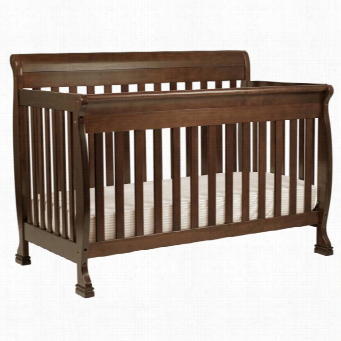 Davinci Kal Ani 4-in-1 Convertjble Wood Baby Crib With Toddler Rail  In Espresso