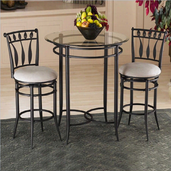 Hillsdale Mix-n-match 3pc Pub Table Set With Husson Stools