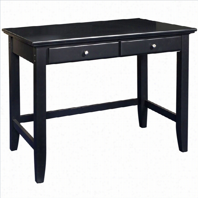 Home Styes Bedford Wood Laptop Chirography Desk In Ebony