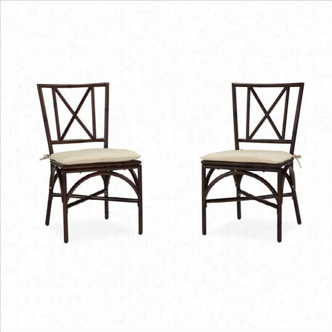 Home Styles Bimini Jim  Dining Chair Pair With Cushion