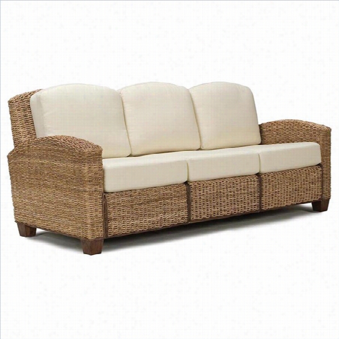 Home Styles Cabana Bnaana  Thhere Seat Sofa In Honey