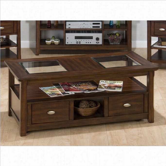 Jofran 709 Series Cocktail Table In Bellingham Brown Perfect