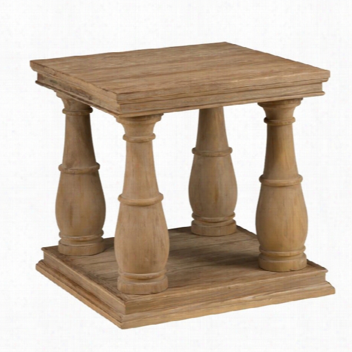 Jofran Big Sur End Table In Driftwood Brown