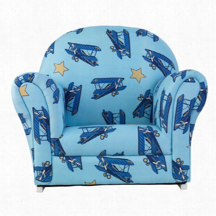 Kidkraft Upholstered Rocker In Airplanes