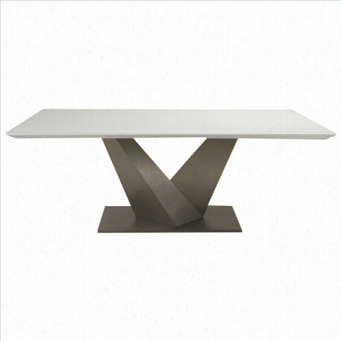 Moe's Avery Din Ing Table In White