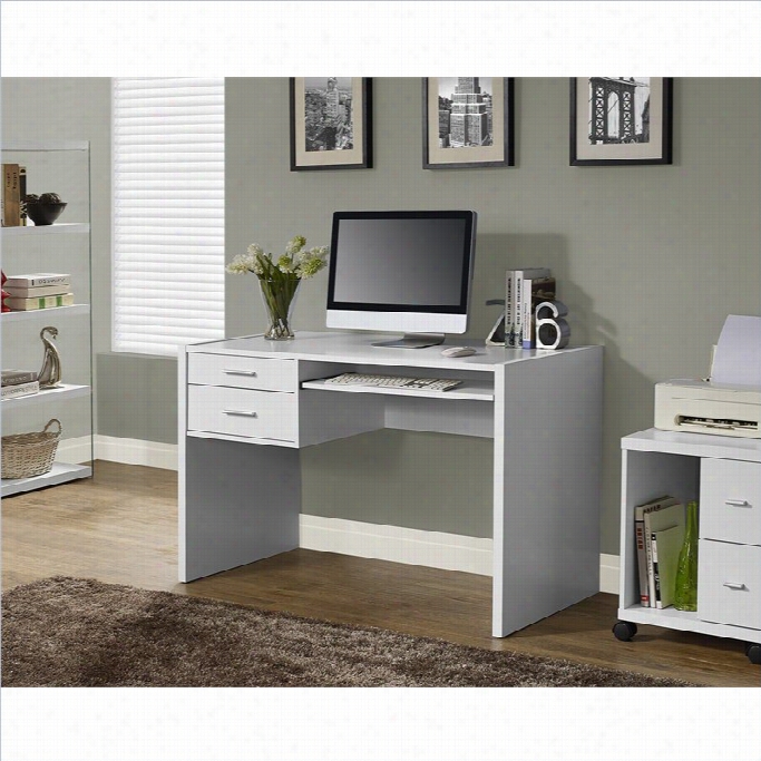 Monarch 48 Computer Desk In White