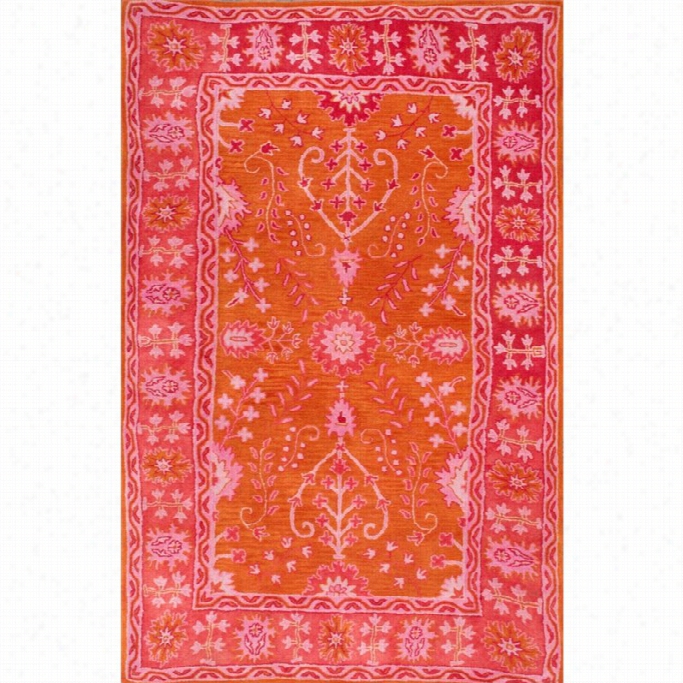 Nuloom 7' 6 X 9' 6 Hand Tufted Gita Rug In Orange