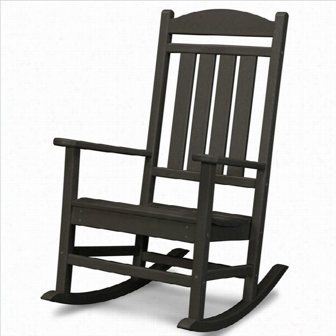 Polywood Presidential Rocker In Black