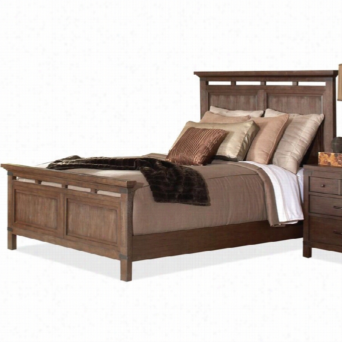 Riverside  Furniture Promenade Panel Platform Bed In Warm Coc0a