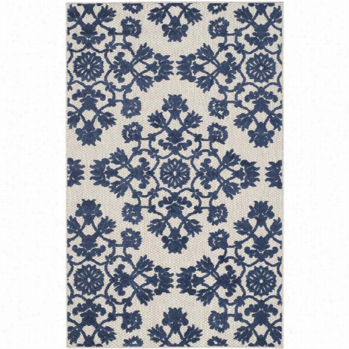 Safavieh Cottage Light Grey Transitional Rug - 4' X  6'