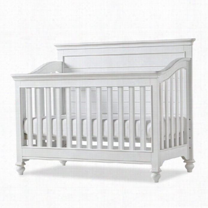 Smartsuff Black & White Woood Convertible Crib Inwhite