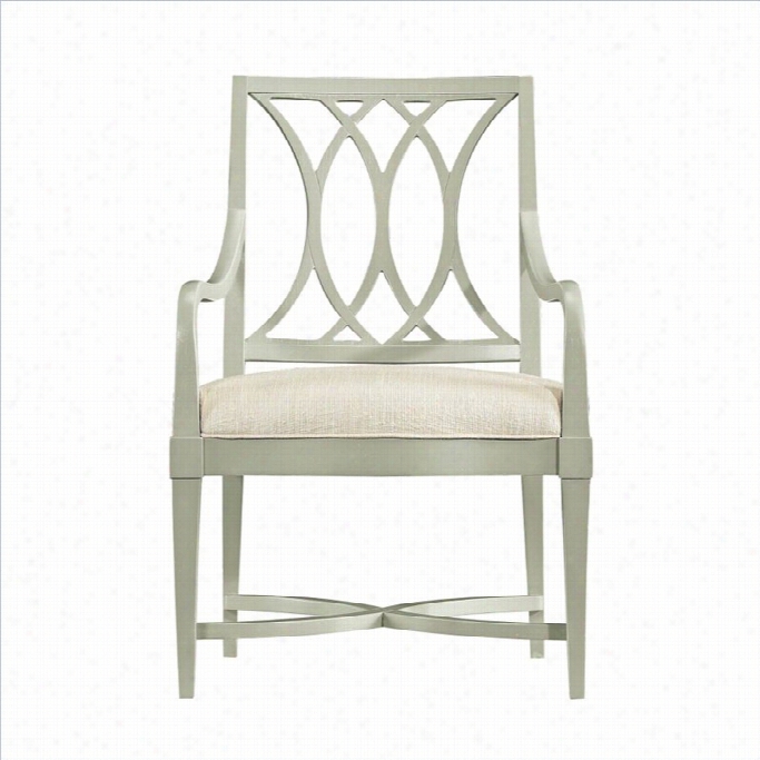 Stanley Furniture Coastal Living Resot Heritage Coast Arm Dining Chair In Urchin