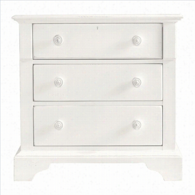 Stanley Furniture Coastal  Living Retreat Night Table In Saltbox White