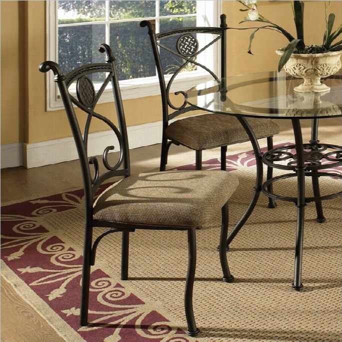 Steve Silver Brookfield Dining Chair In Light Brown