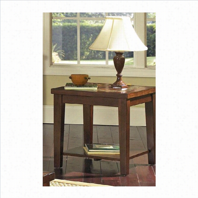 Steve Silver Company Daavenport Slate End Table