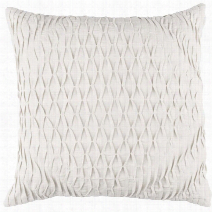 Surya Baker Poly Fill 20 Square Pillow In Gray