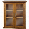 Elegant Home Fashions Avery 2-Door Wall Cabinet in Oil Oak