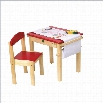 Guidecraft Red Art Table and Chair Set