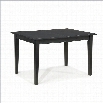 Home Styles Arts and Crafts Casual Dining Table in Ebony Finish