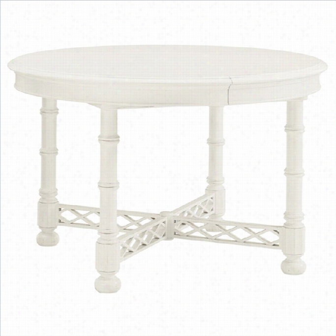 Tommy  Bahama Home Ivory Key Kna Pton Hill Dining Table In White