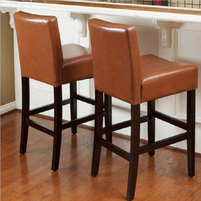 Trent Home 29 Rodriguez Bar Stools In Hazelnut (set Of 2)