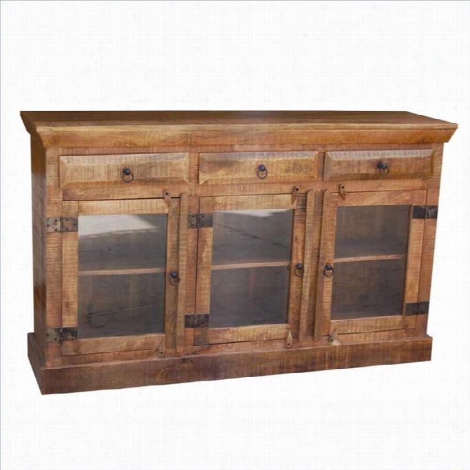 Yosemite Storage Display Cabinet In Light Coffee