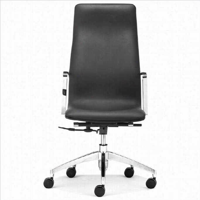 Zuo Proclaim Hhigh Back Office Chair In Black