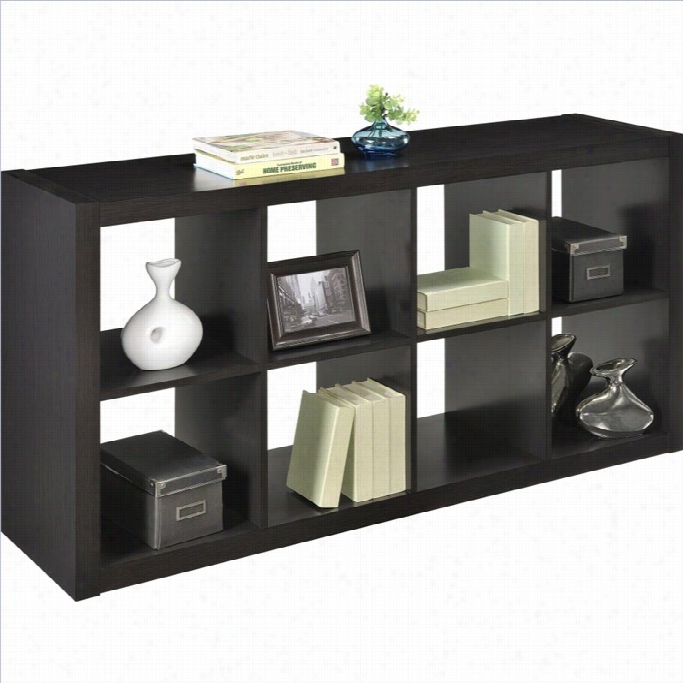 Altra Furniture 8 Cube Bookcase In Espresso Finish