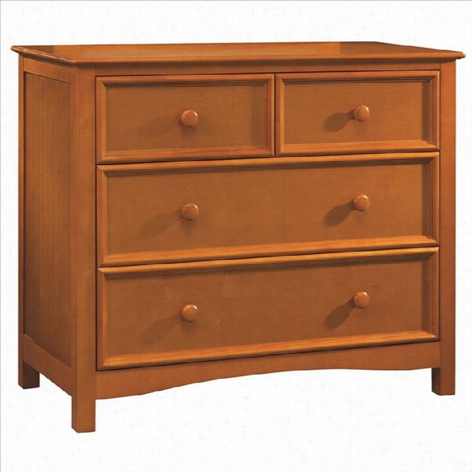 Bolto Furniture  Wakefield 4 Drwwer Single Dresser In Honey