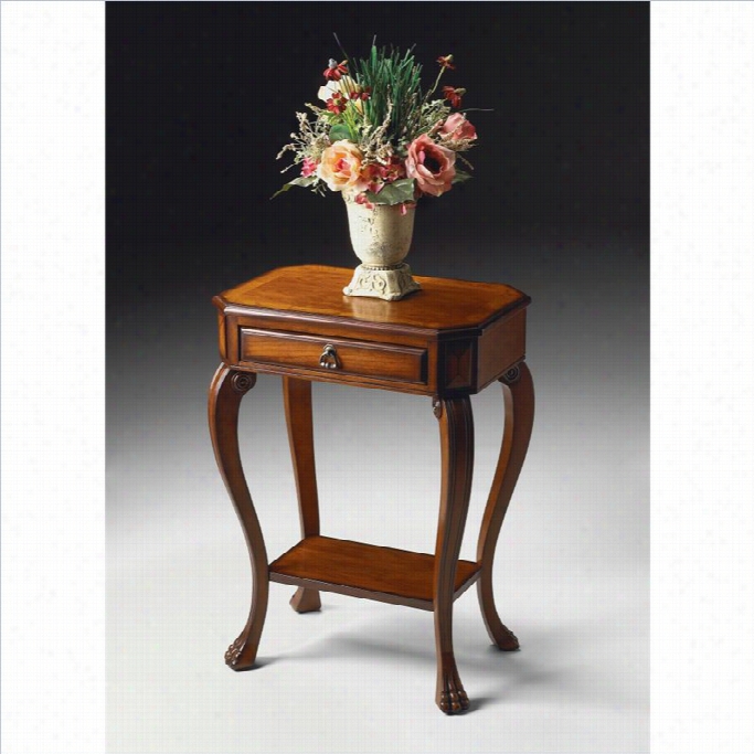 Butler Specialty Console Table In Olive Ash Burl