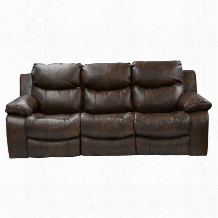 Catnapper Catal1na Leather Reclihing Sofa In Timber