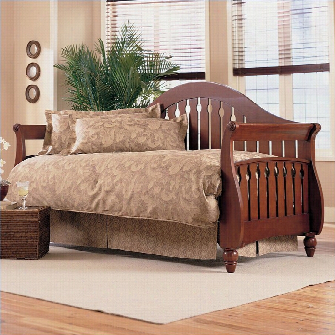 Fashion Bed Fraser Wood Daybed I Walnut Finish With Opp-up Trundle