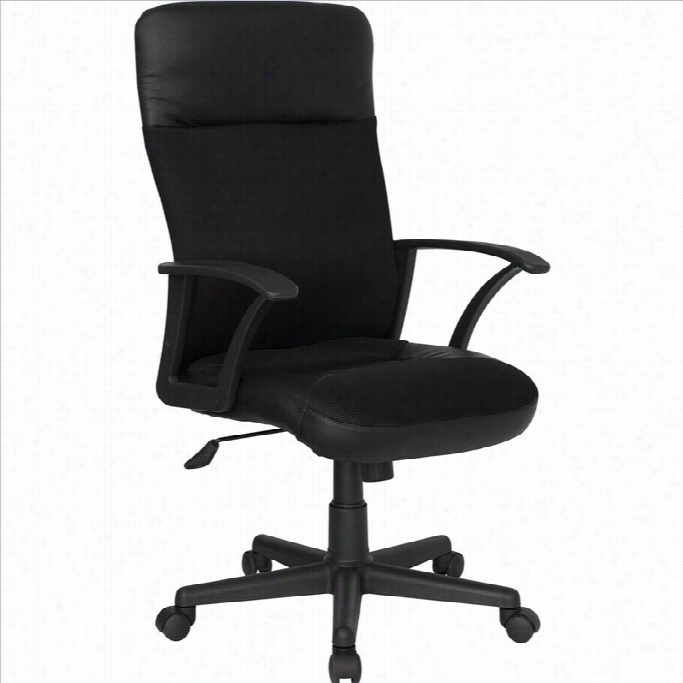 Flash Furniture High Back Mesh Swivel Office Chair In Bblack